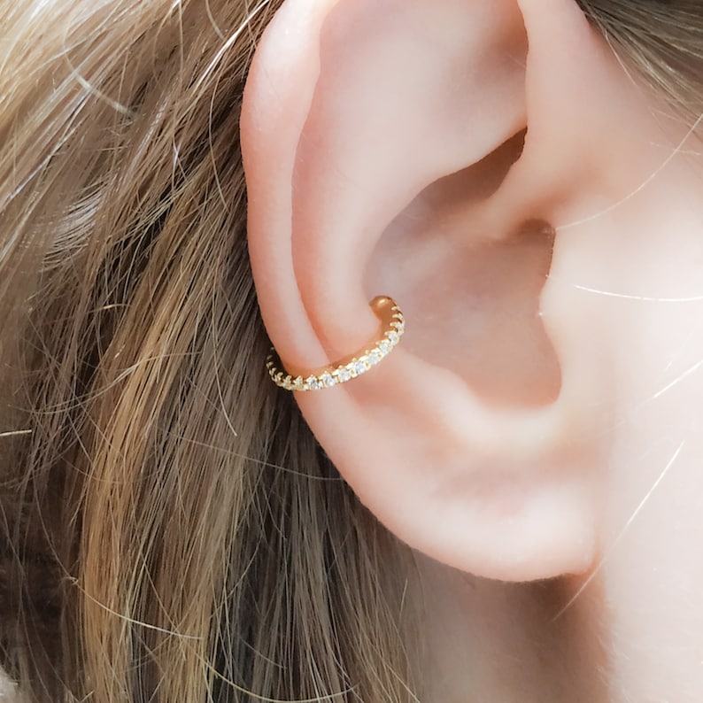 Ear Cuffs Ear Wrap Gold Ear Cuff Earring Cartilage Cuff Etsy