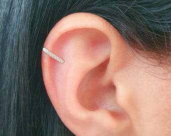 MILACOLATO 5 Paia Ear Cuff Orecchini Senza Buco Donna Regolabile Orecchini Clip Oro/Argento Earcuffs Donna Orecchino Finti Non Piercing per Helix Cartilagineb per Ipoallergenici di Gioielli-BS