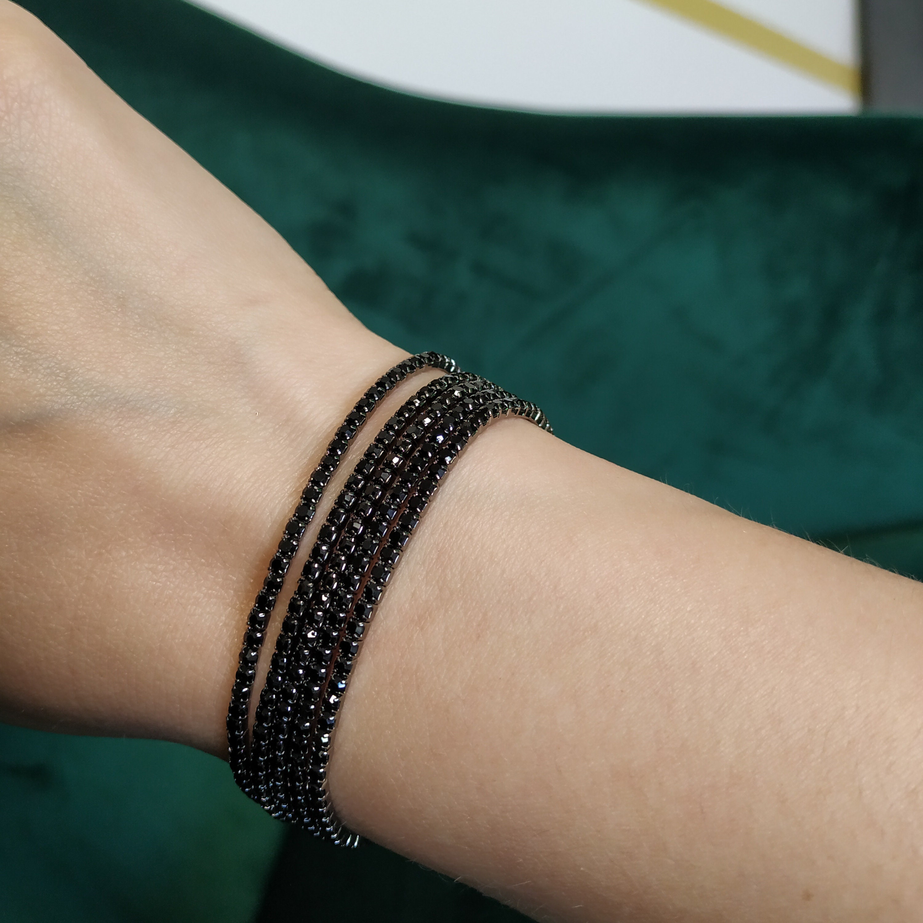 Layered Bracelets - Stackable Bracelets - Elastic Bracelets