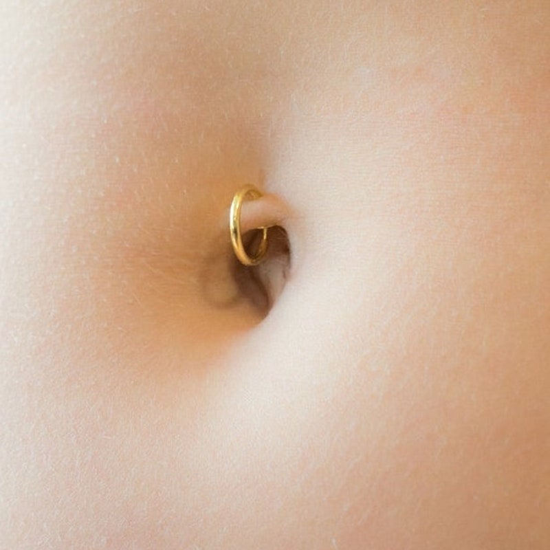 Fake Clip on Belly Button Piercing Etsy