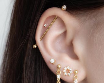 Purelei Orecchini Ritorti Senza Foro – Acciaio Inossidabile Placcato Oro, Oro Rosa O Argento, Diametro 13,6 Mm - 2