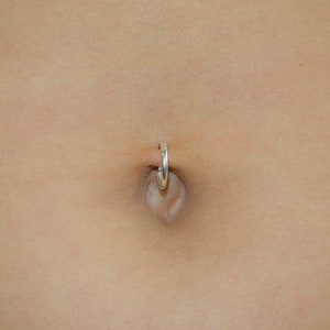  M&P Fake Belly Button Piercing - Magnetic Navel Ring - Without  Piercing - Non Pierced - Clip on - Surgical Steel (Shadow) : Clothing,  Shoes & Jewelry