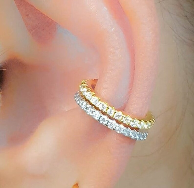 Ear CuffCZ Ear CuffGold Ear CuffSilver Ear CuffRose Gold Etsy