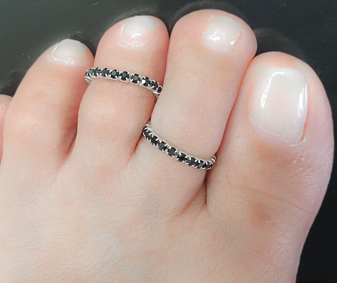 Crystal Toe Ring Spring Toe Ring Stretchy Toe Rings Elastic Toe Ring