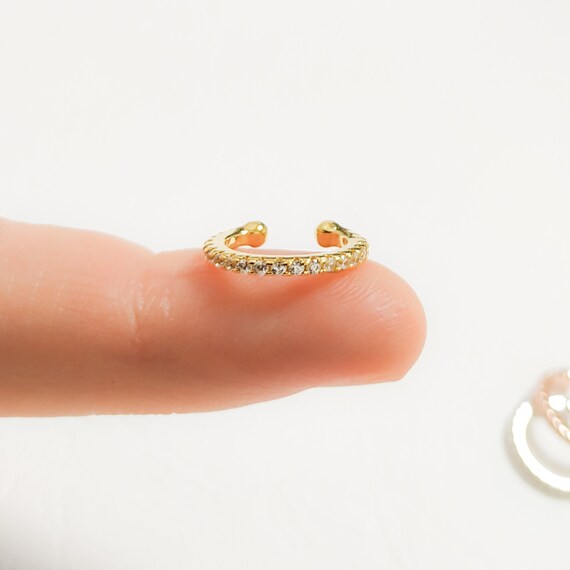 Rose Gold Ear Cuff-cz Ear Cuff-rose Gold Ear Cuff Earring