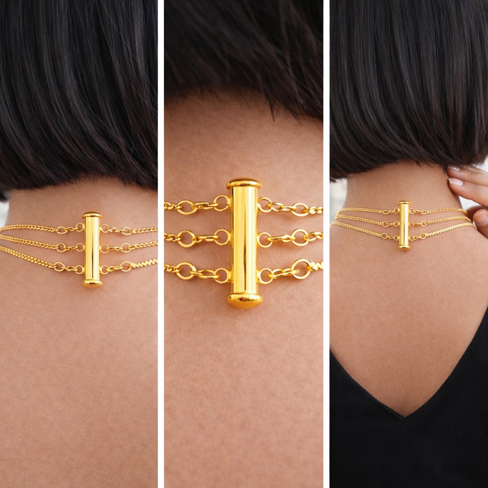 Multi Strand Necklace Detangler Clasp 3 or 4 Layer Separator in