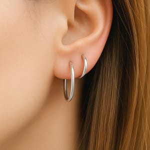 Clip On Earrings Set-Hoop Clip On Earrings Set Gold-Set of No Piercing Earrings-ClipOn Set of Earrings-Ear Cuff Set Earrings