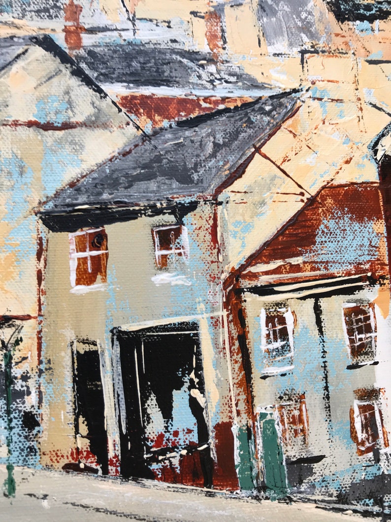 Lincoln UK a giclee print from an original acrylic painting England The Strait Lincoln