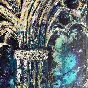 Lincoln Art Print. Angel Choir, Lincoln Cathedral gift Lincoln Art Print + Free personalised Gift Card