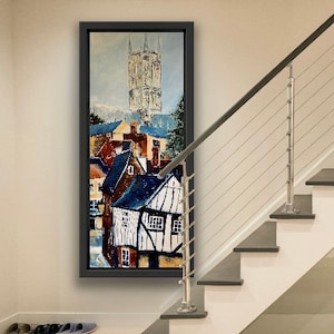 Lincoln Art Print UK, Katedra w Lincoln od Michaelgate Art Gift + Darmowa spersonalizowana karta podarunkowa
