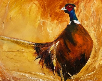 Pheasant Art Print. Mr Fezziwig + Free personalised Gift Card