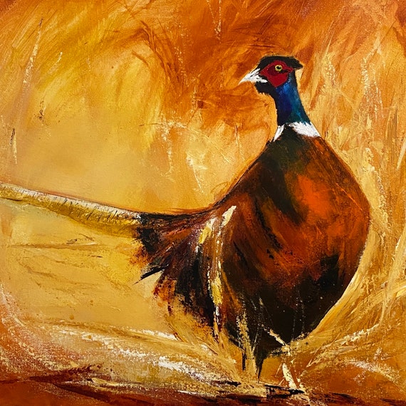 Pheasant Art Print. Mr Fezziwig + Free personalised Gift Card