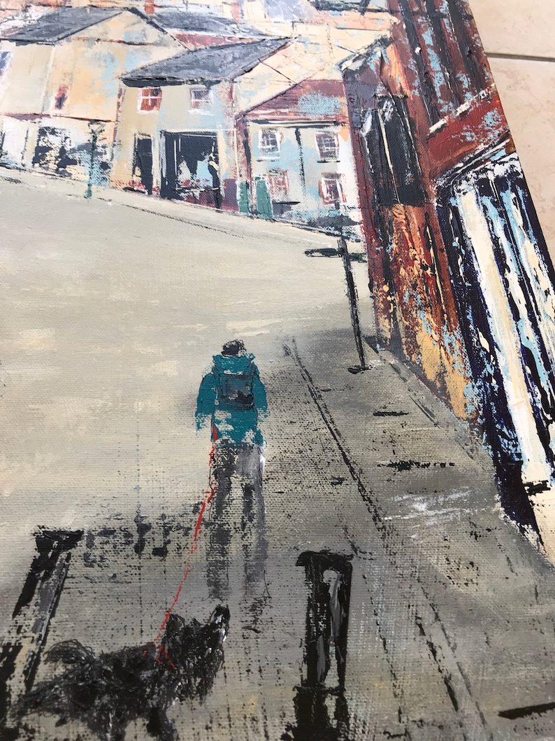 Lincoln UK a giclee print from an original acrylic painting England The Strait Lincoln