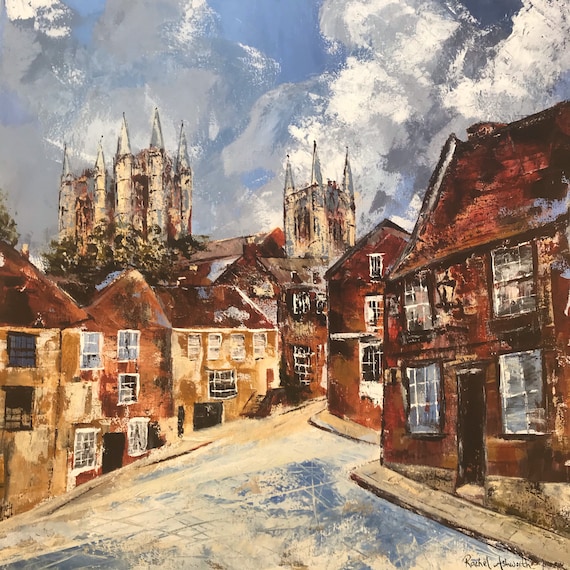 Lincoln Art Print, Christ’s Hospital Terrace + Free personalised Gift Card