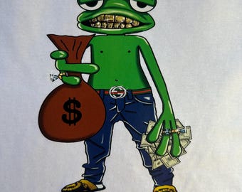 Camiseta de sapo, camiseta engraçada de sapo com camisetas de sapo estilosas e ricas, camiseta de sapo legal, presente para amigo, presentes únicos para amantes de sapo, estilo único