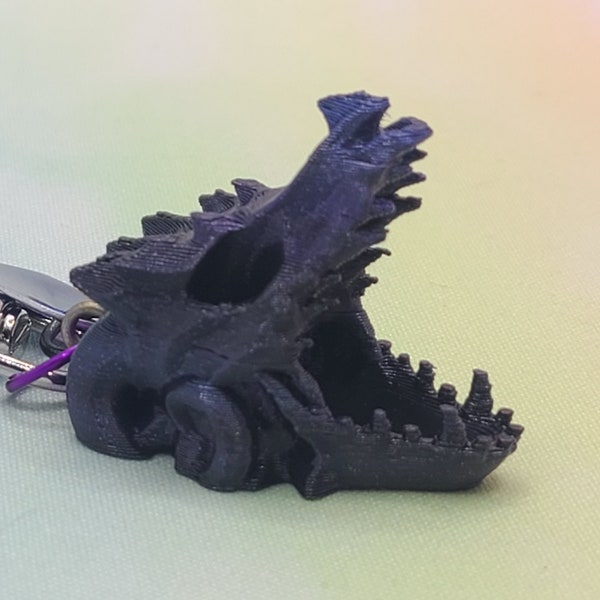 Dragon Skull Keychain, Kekreations Design