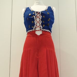 70年代のイギリス製CRAIGMEREのキュロットハイウエストショーツ。