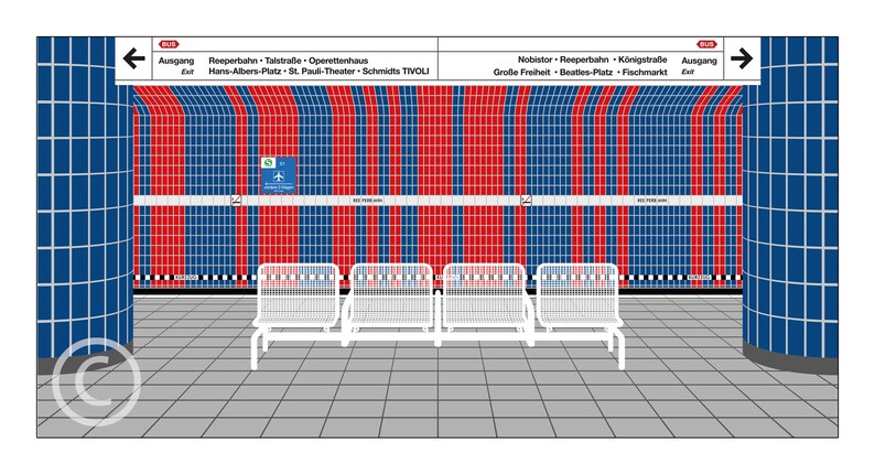 KUNSTDRUCK Hamburg S-Bahn stations image 3