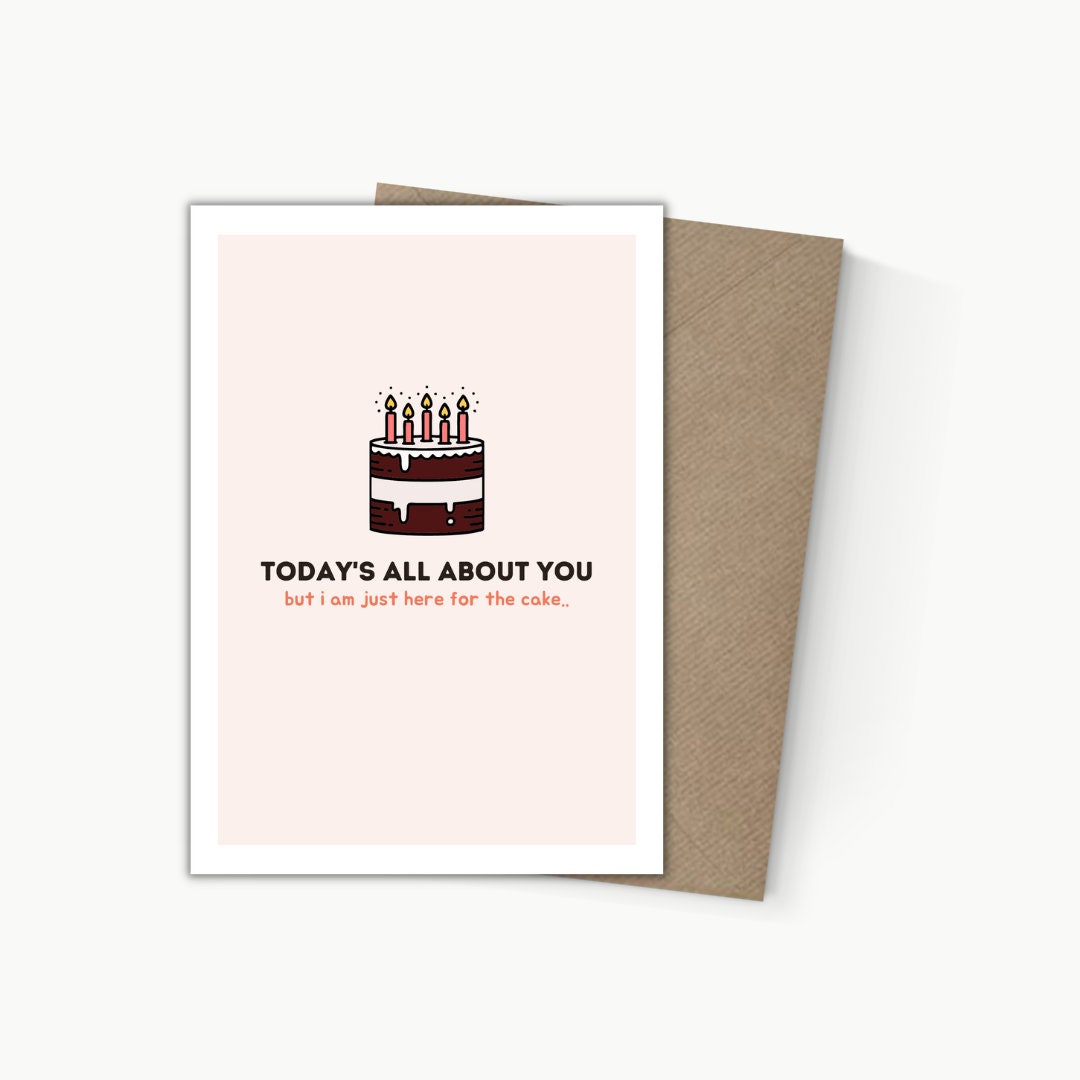 Today's All About You Greetings Card - Etsy