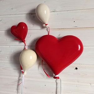 Palloncino per BATTESIMO BIMBA in mylar a forma di cuore