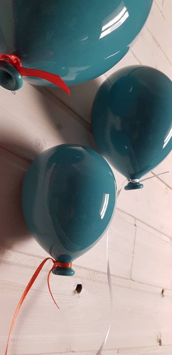 PALLONCINI IN CERAMICA, Palloncino in ceramica, Palloncini decorativi, Palloncini  da parete, Ceramic Balloons, Balloons -  Italia
