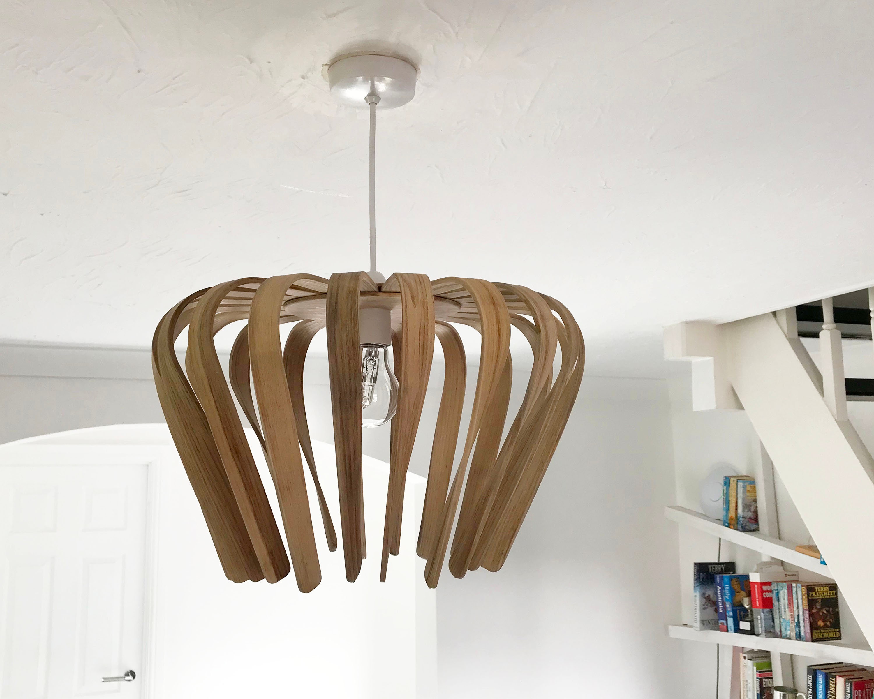 Steamed wood light shade Clearance