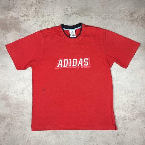 Vintage Adidas T-Shirt Large | Etsy