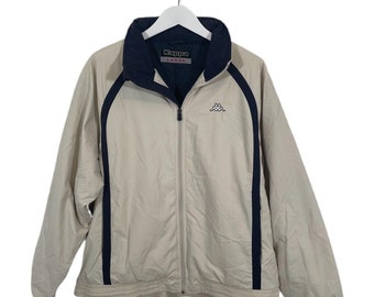 kappa black windbreaker