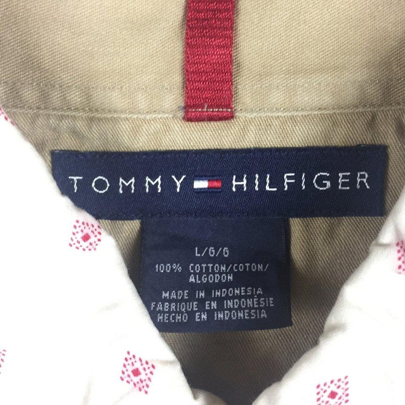Vintage Tommy Hilfiger Shirt Large | Etsy