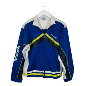 Vintage Reebok track jacket track jacket funky colors blue - Etsy.de