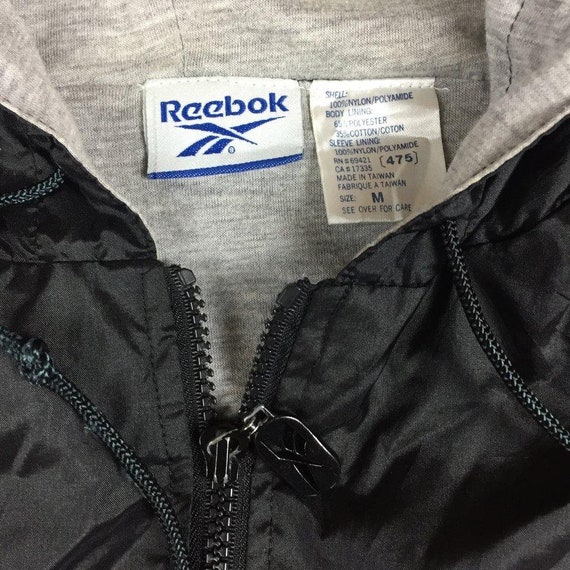 Growl Grateful Reason Vintage Reebok Shell Jacket Small - Etsy