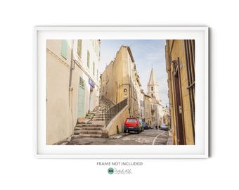 Le Panier Marseille Print, Fine Art France Photography, French City Poster, European Street Wall Art, Mediterranean Travel Themed Decor