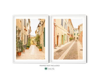 Village of Cassis France Print, South of France Wall Art Set, Cote d'Azur Travel Photography, French Riviera Poster, French Country Decor