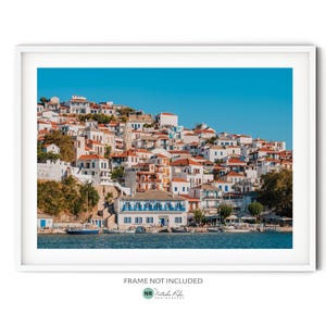 Town of Skopelos Print - Fine Art Travel Photography Print for Greece Themed Home Decor