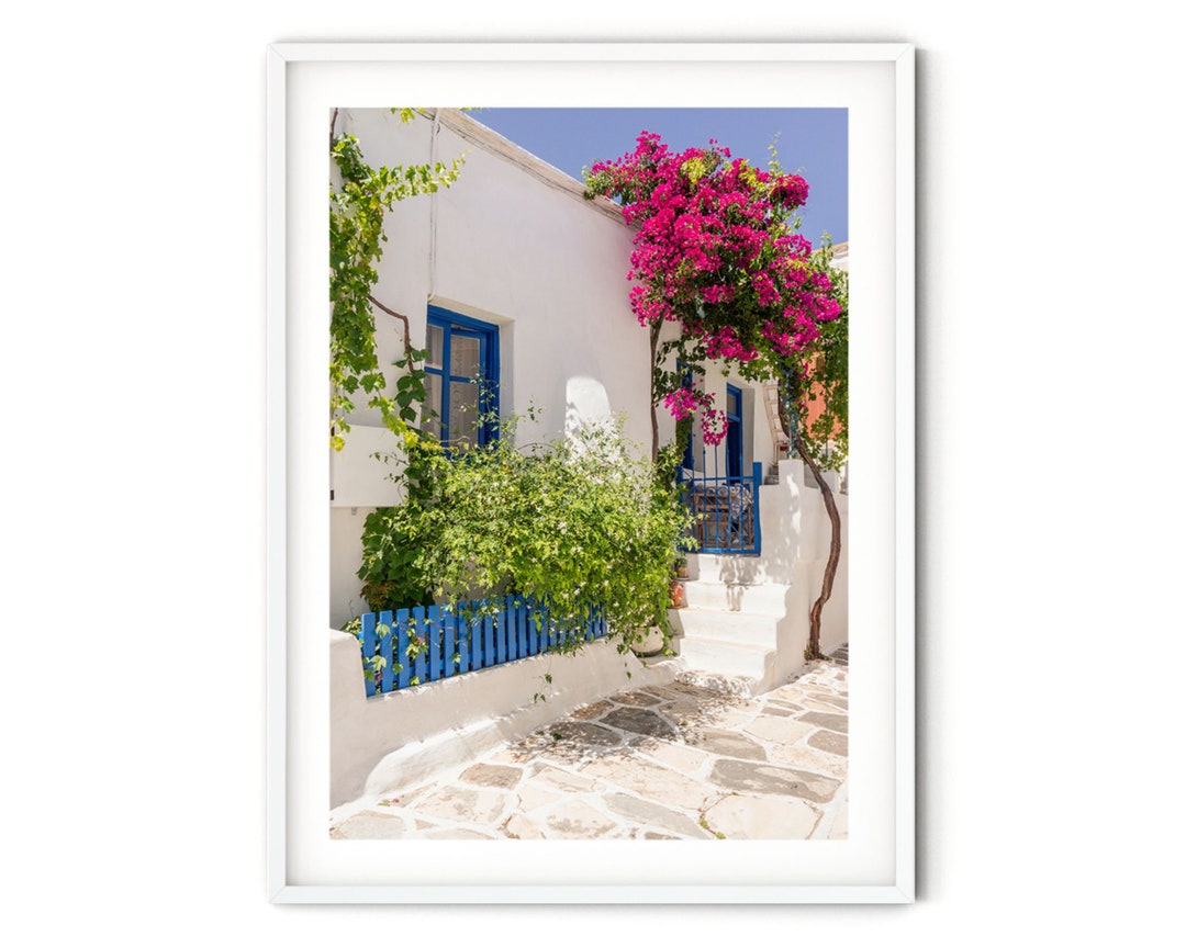 Greek Islands Print, Fine Art Greece Photography, Cyclades Village ...