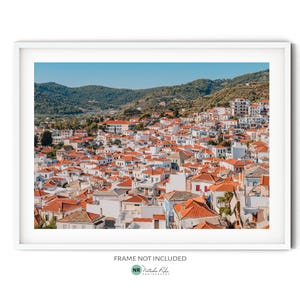 Town of Skopelos Print - Fine Art Travel Photography Print for Greece Themed Home Decor