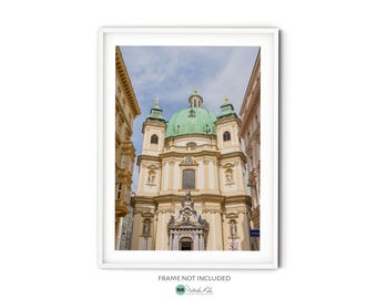 Saint Peters Church Vienna Print - Fine Art Travel Photography Wall Art for Contemporary European Decor