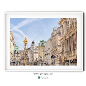Am Graben Vienna Print, Fine Art Travel Photography, Austrian Architecture Wall Art, Old Town Street Art Print, European Style Home Decor