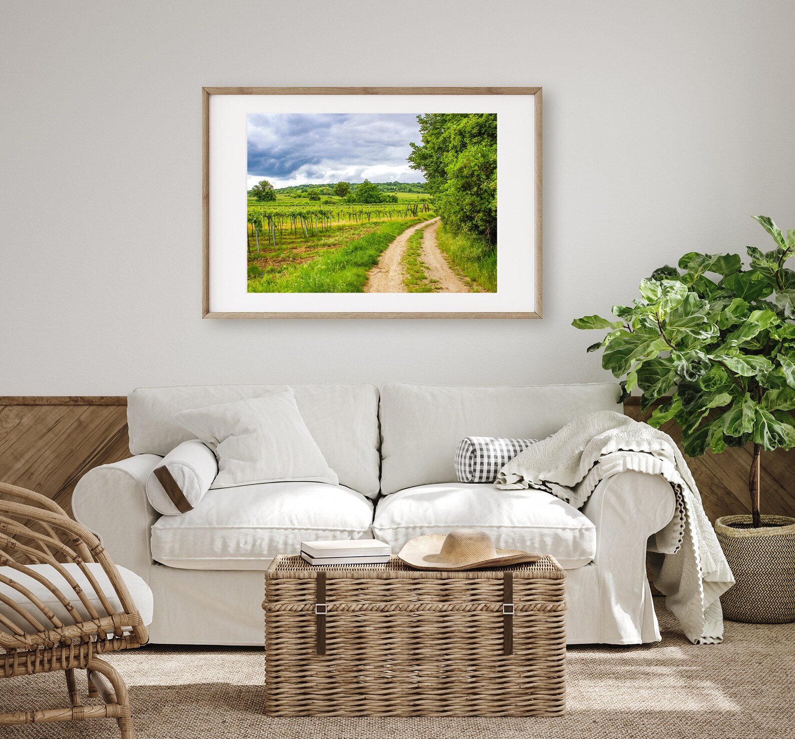 Wine Country Print, Fine Art Vineyard Landscape Photography, Austrian ...