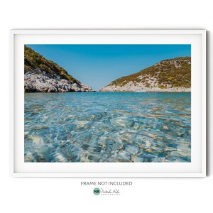 Calm Beach of Skopelos Print - Fine Art Photography Print for Modern Beach Themed Home Decor