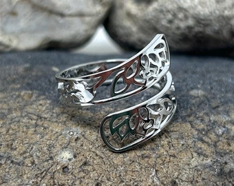 SUVANI 925 Sterling Silver Filigree Curves Swirl Pattern