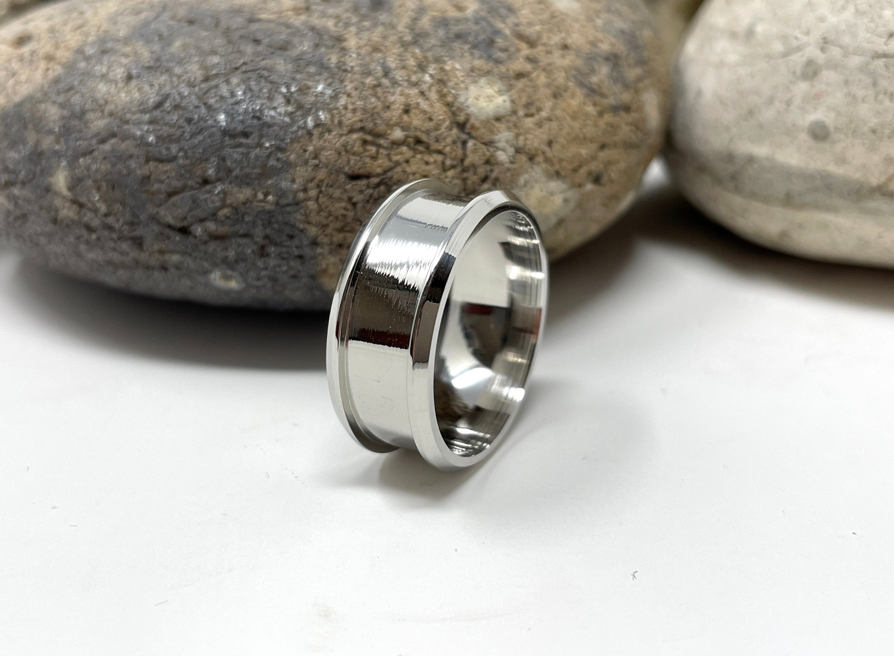 Stainless Steel Ring, 8mm Ring, Steel Band, Man Ring, Rings for