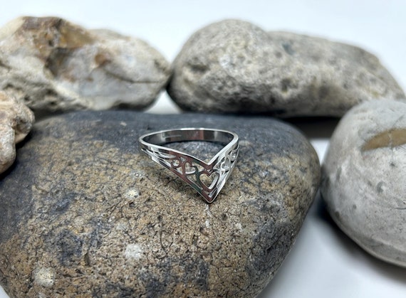Elli Anillos Mujeres Corazón Amor Filigrana En Plata De Ley 925