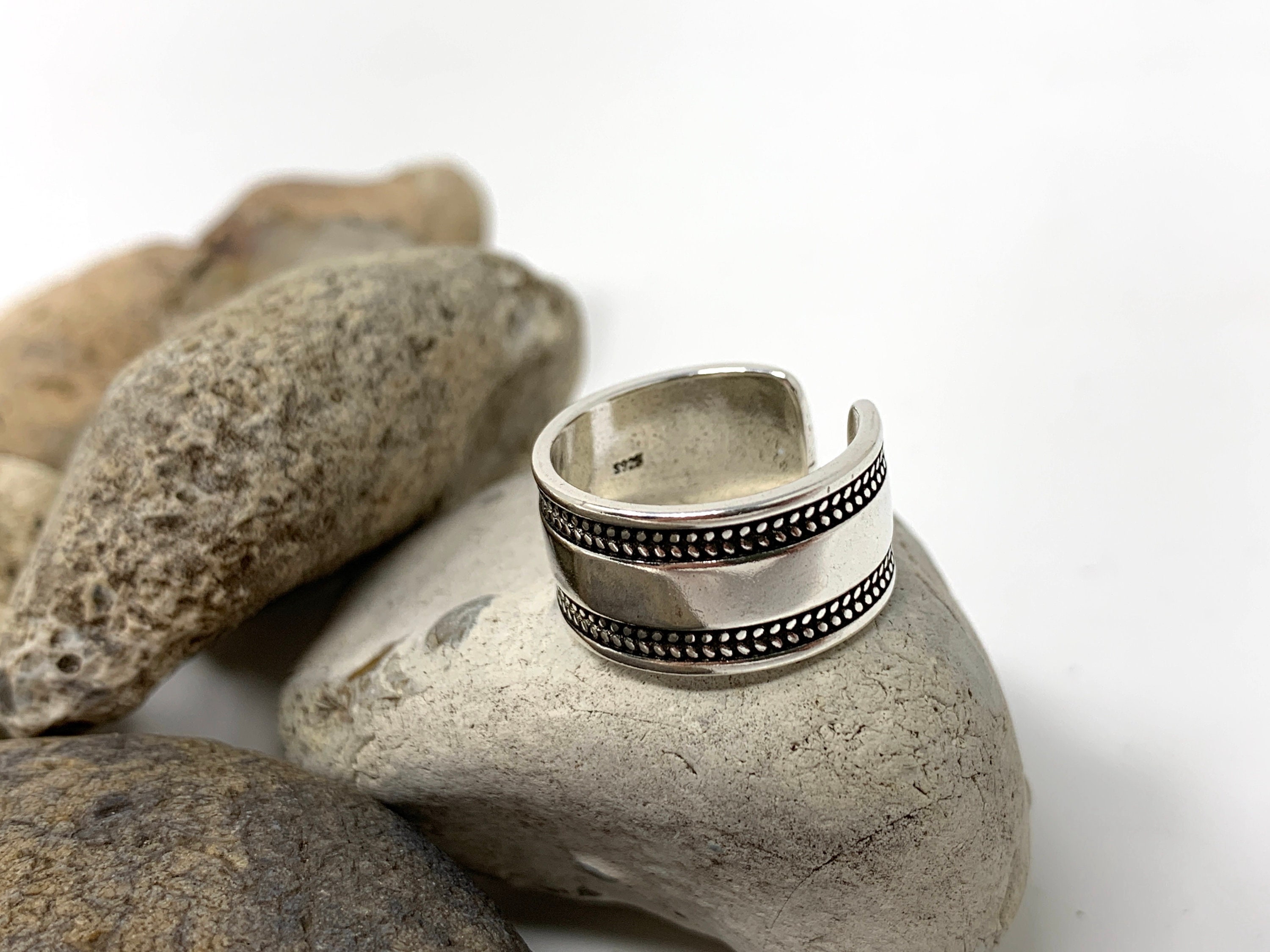Silver Chunky Statement Ring Boho Ring Vintage Ring Chunky Etsy UK