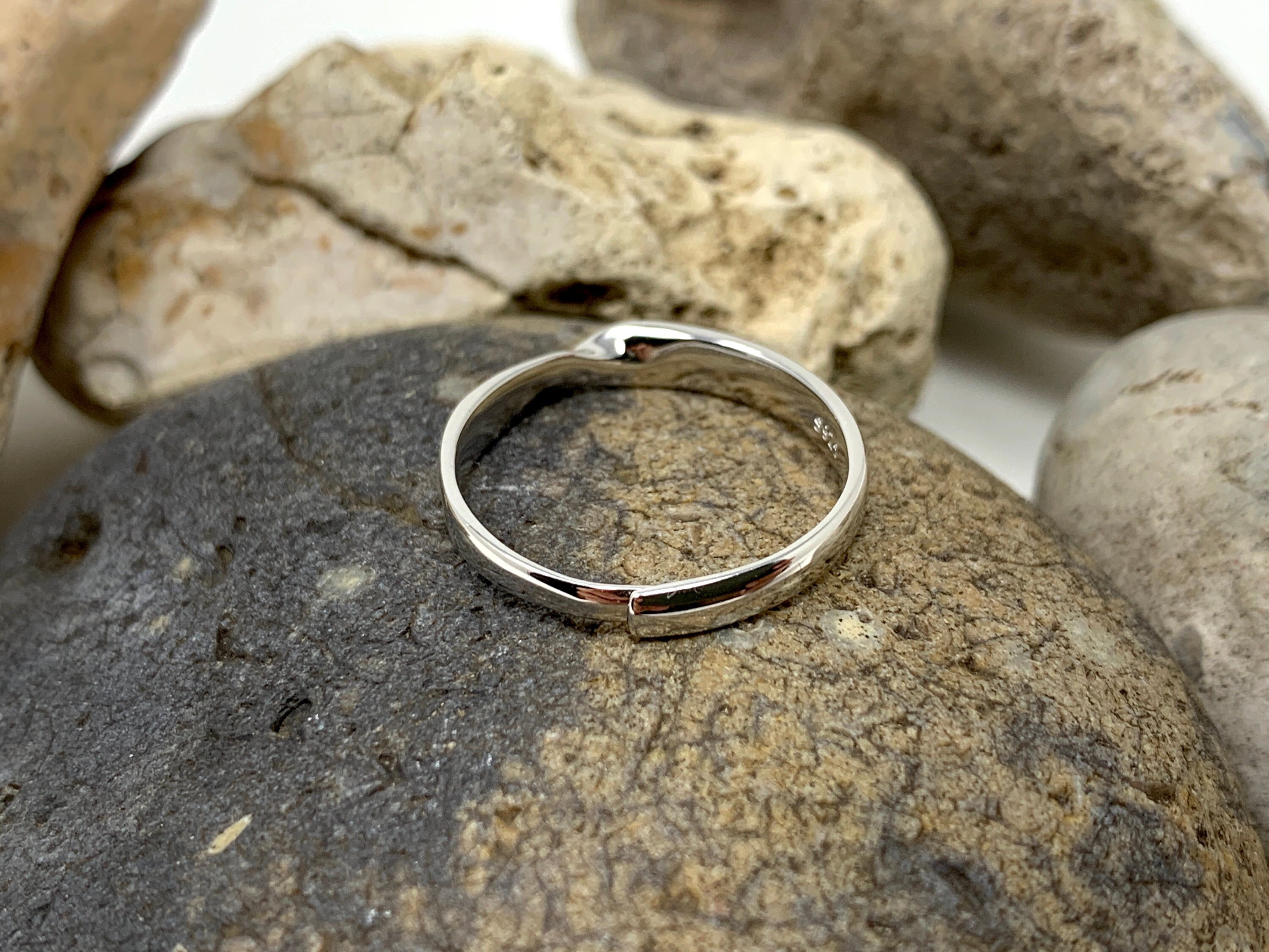 925 Sterling Silver Ring, Mobius Ring, Twist Ring, Boho Ring