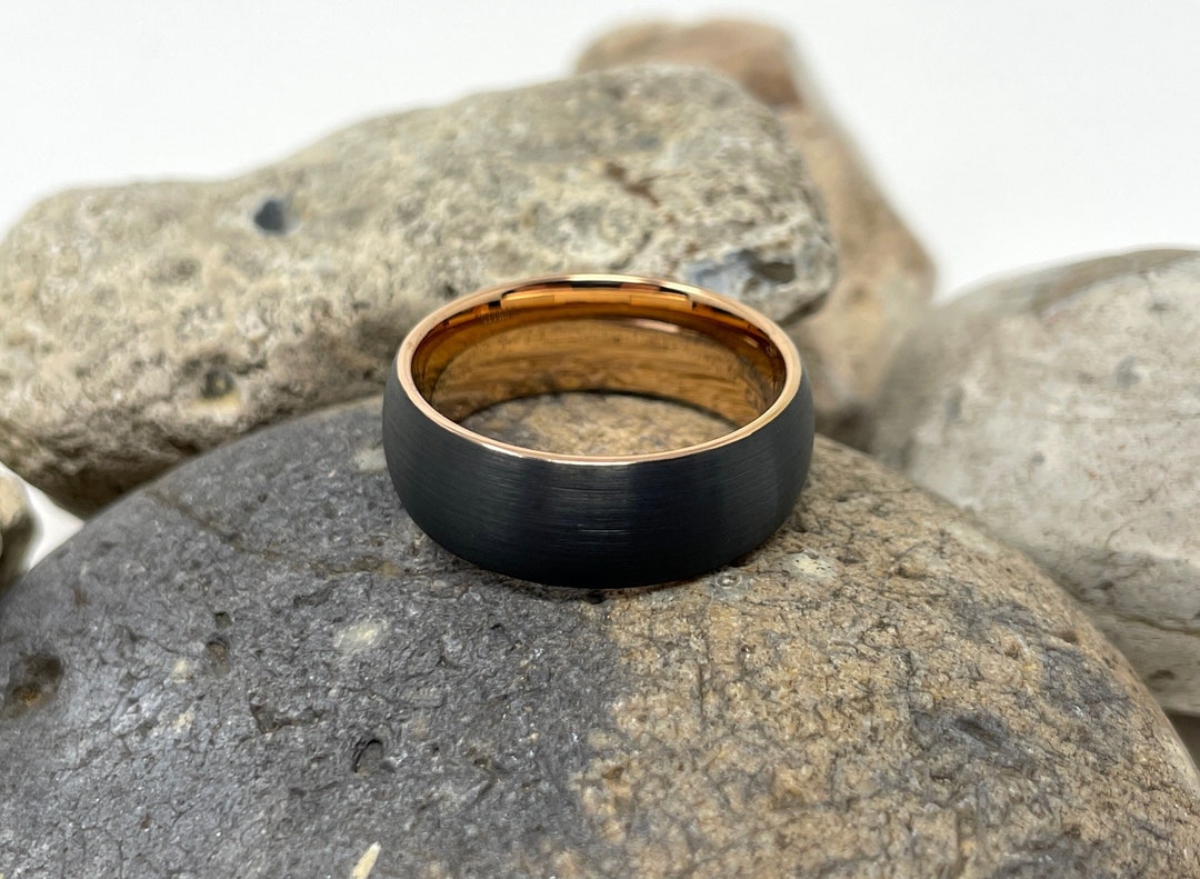 Wolframring Im Y2K-Style - 8 Mm Breit, Für Männer & Frauen - Perfekt Als Ehering, Geschenk Für Partys, Geburtstage & Jubiläen