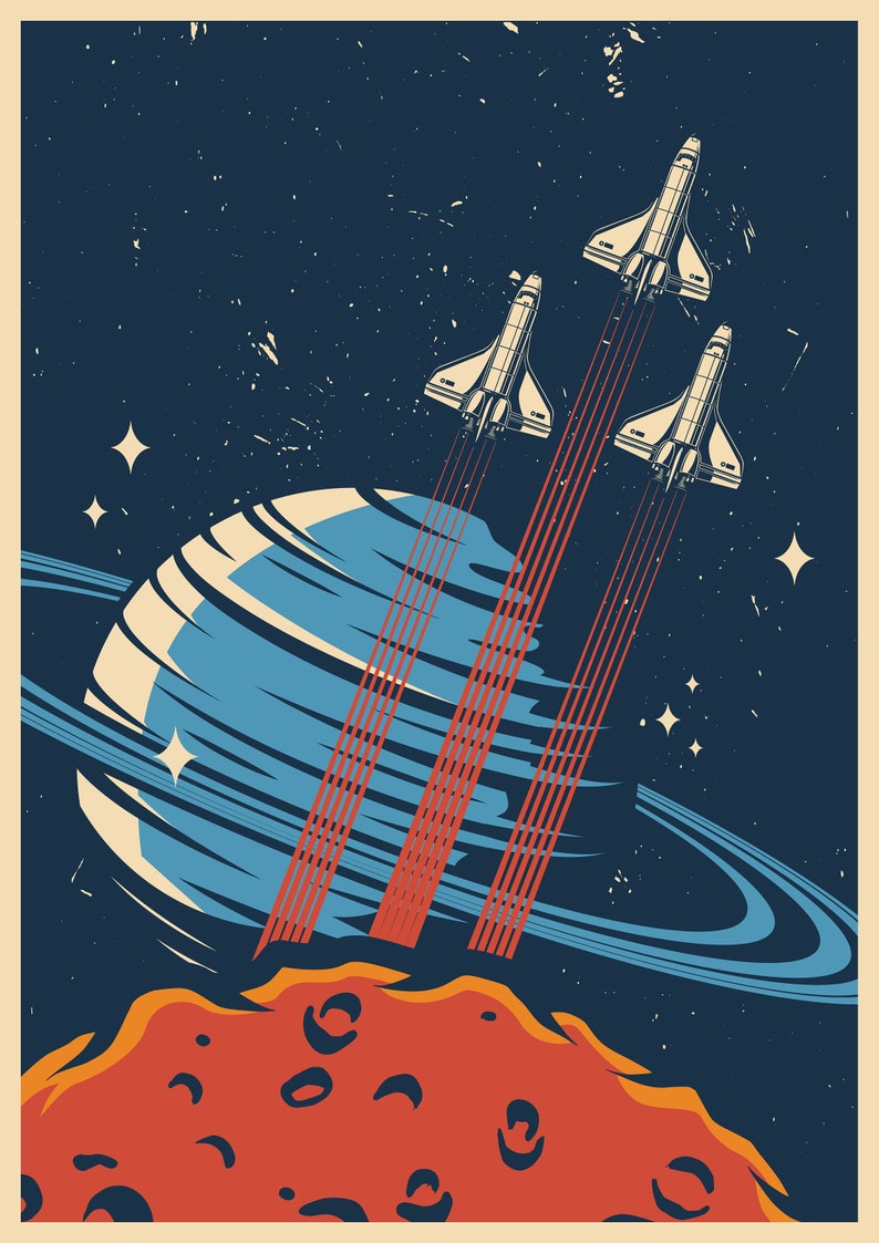 nasa space travel art