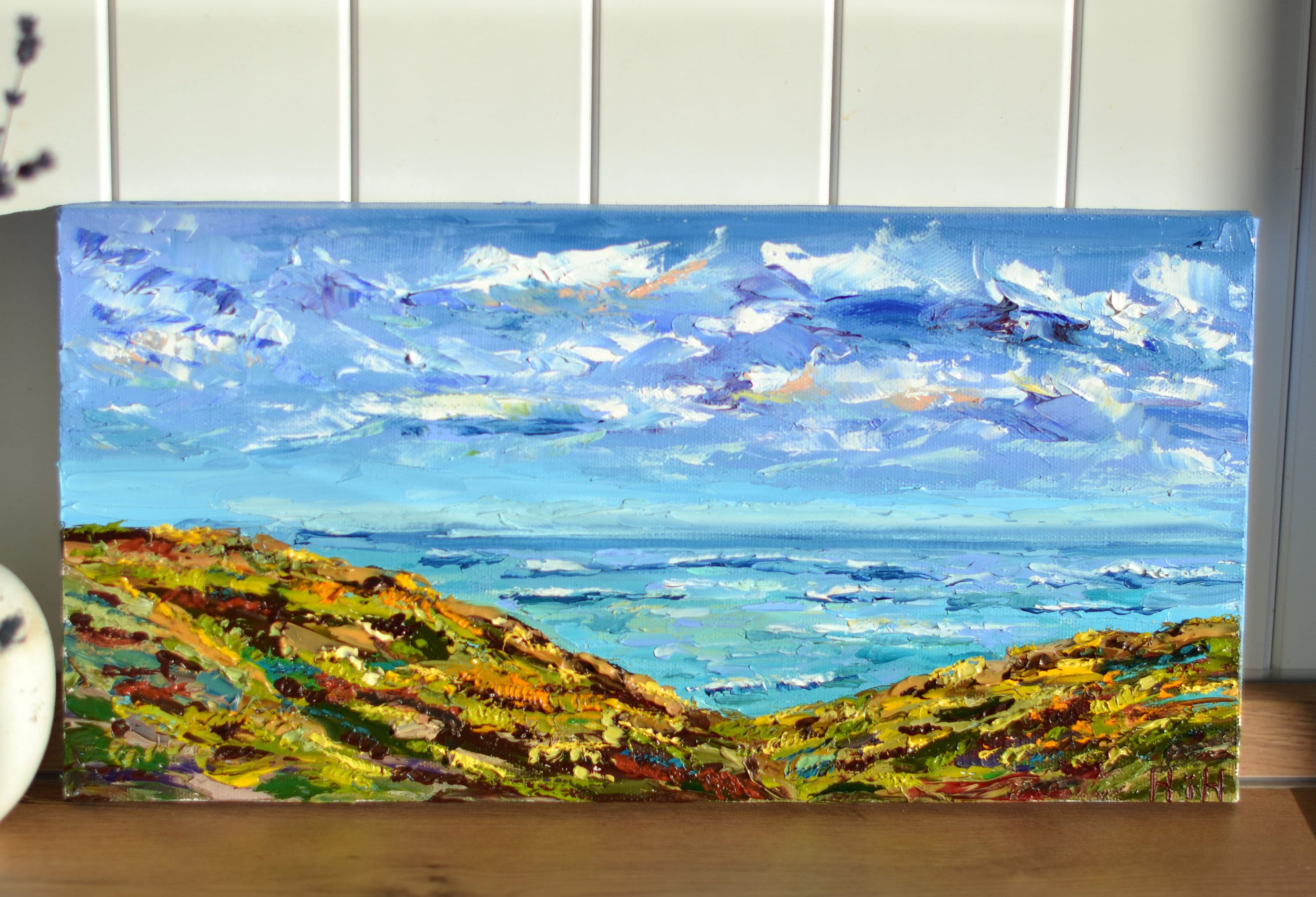 Seascape Oil Painting Original Art Canvas Wall Art Nautical | Etsy