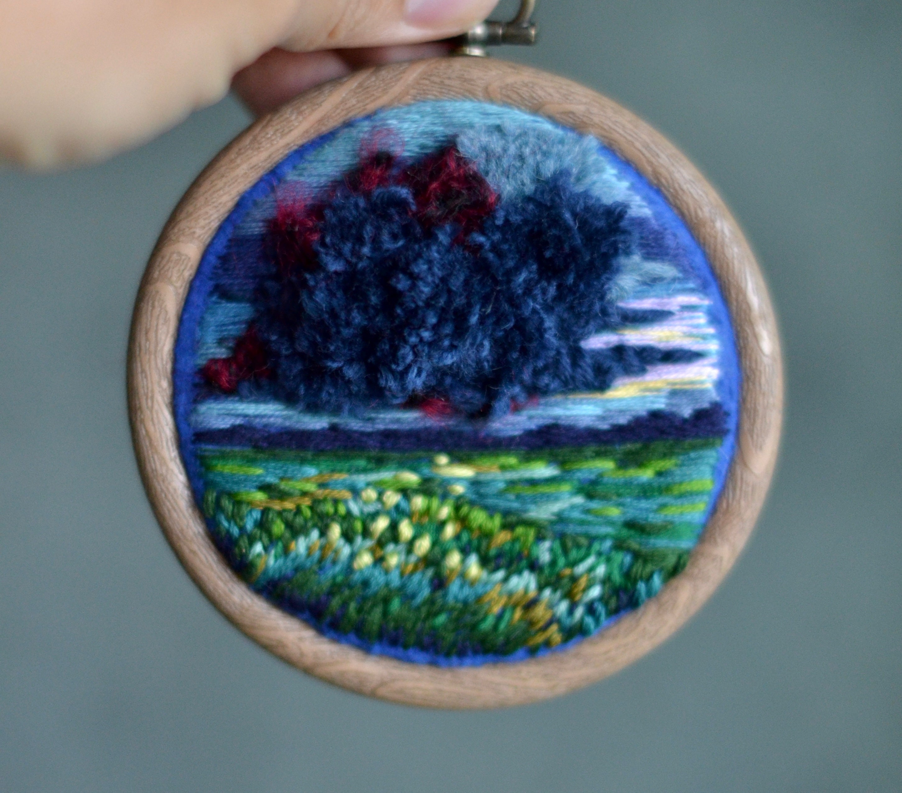 Embroidery Clouds Tutorial Embroidery Clouds Tutorial