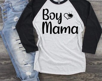 Boy Mama Muddy Heart SVG PNG PDF Clipart File digitale